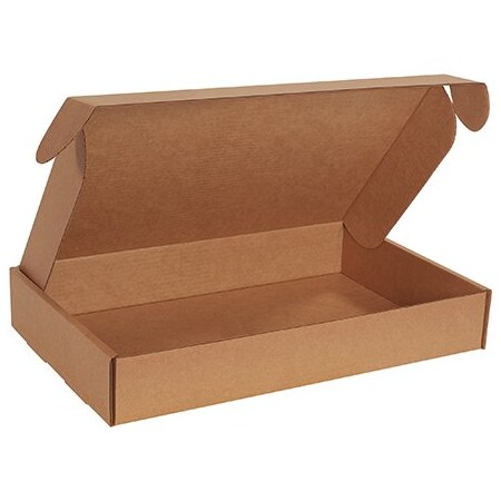 Bsc Preferred 19 x 12 x 3'' Kraft Deluxe Literature Mailer, 25PK BUY00013418